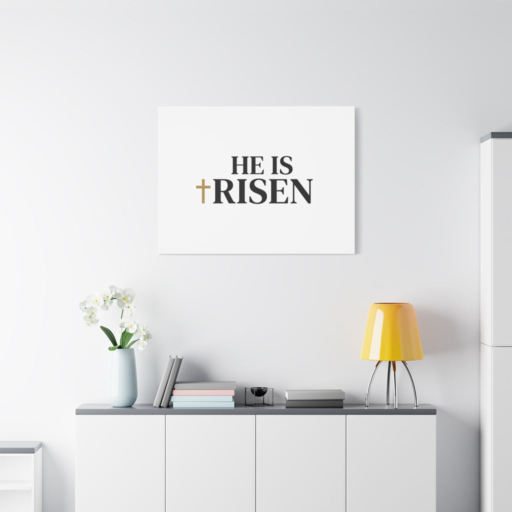 He Is Risen Canvas Print
