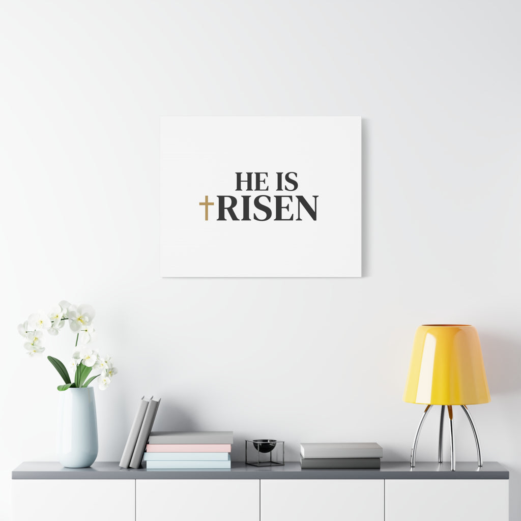 He Is Risen Canvas Print