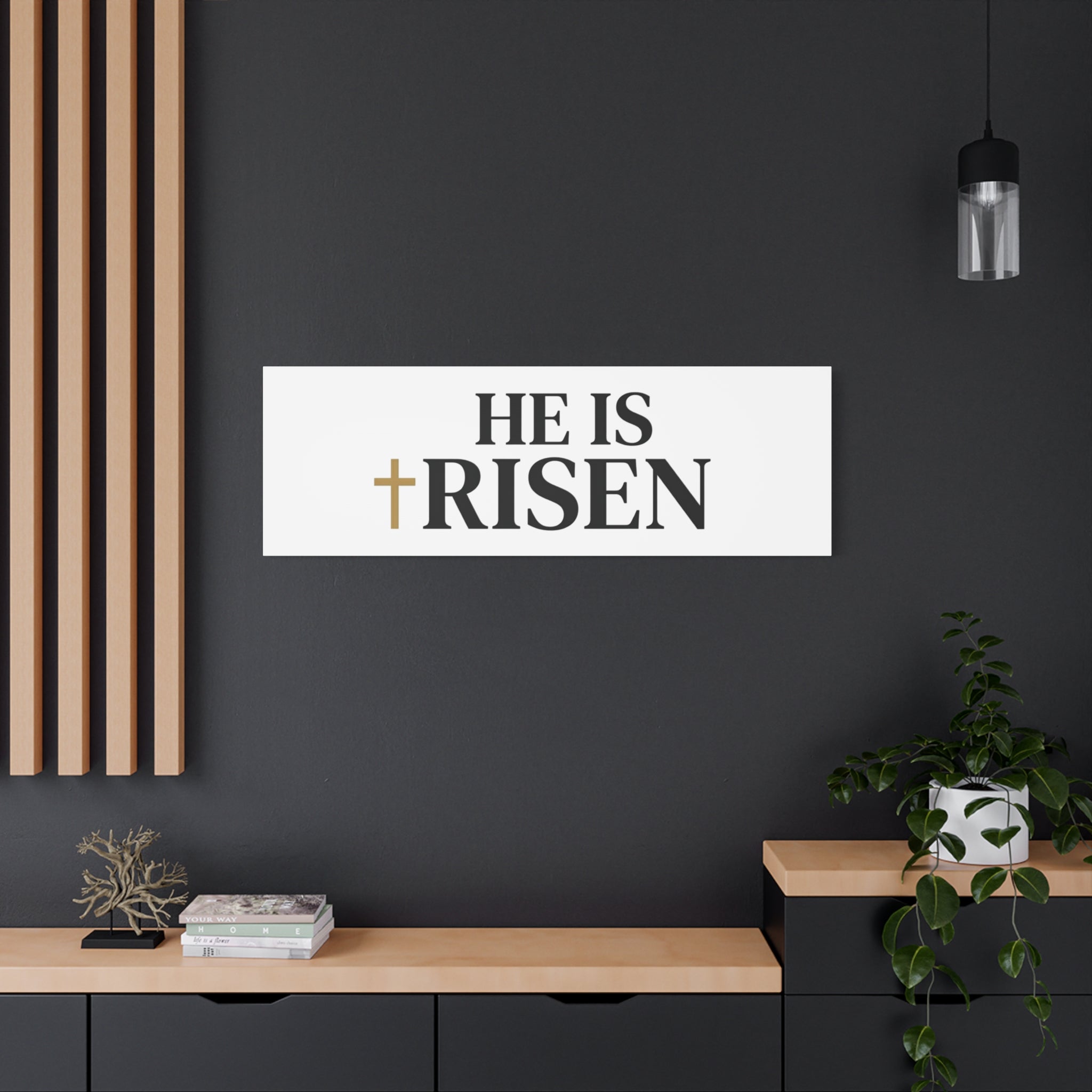 He Is Risen Canvas Print