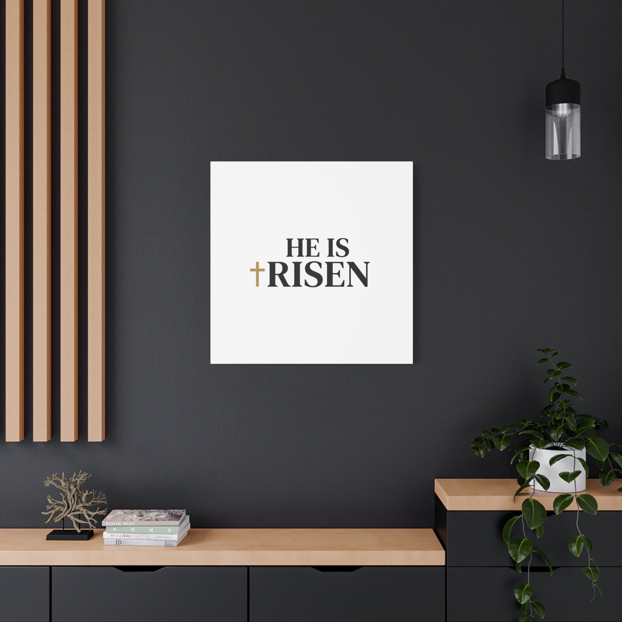 He Is Risen Canvas Print