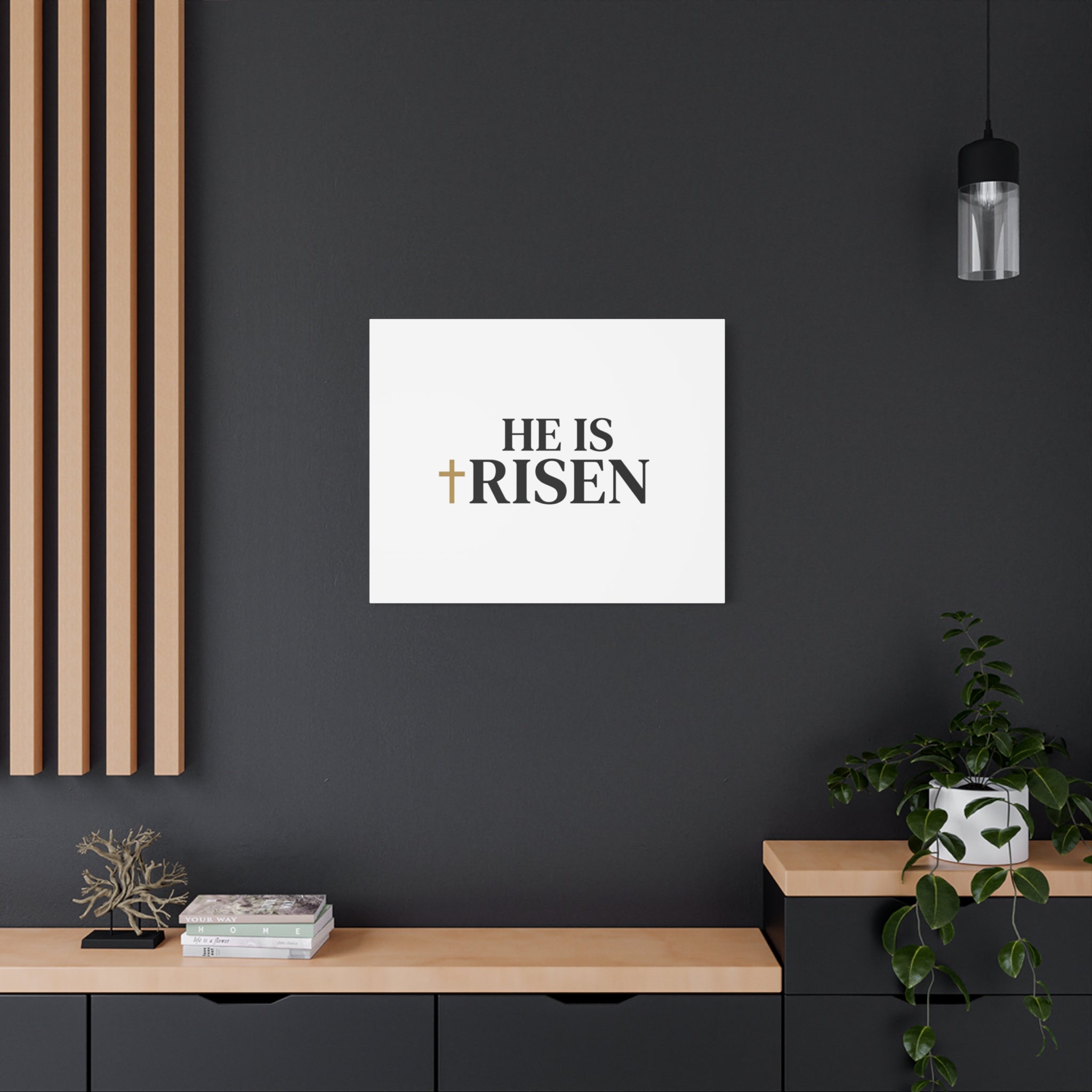 He Is Risen Canvas Print
