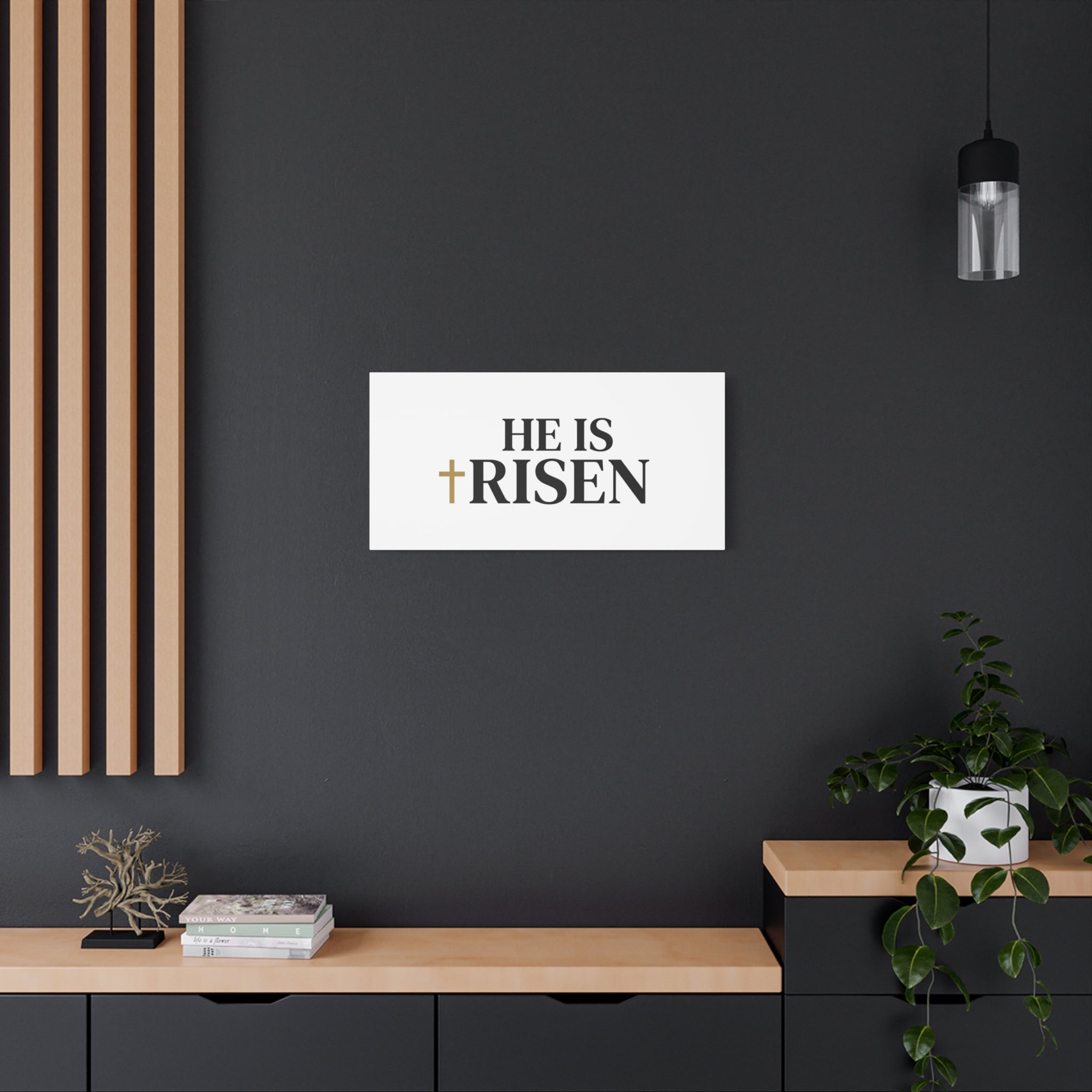 He Is Risen Canvas Print