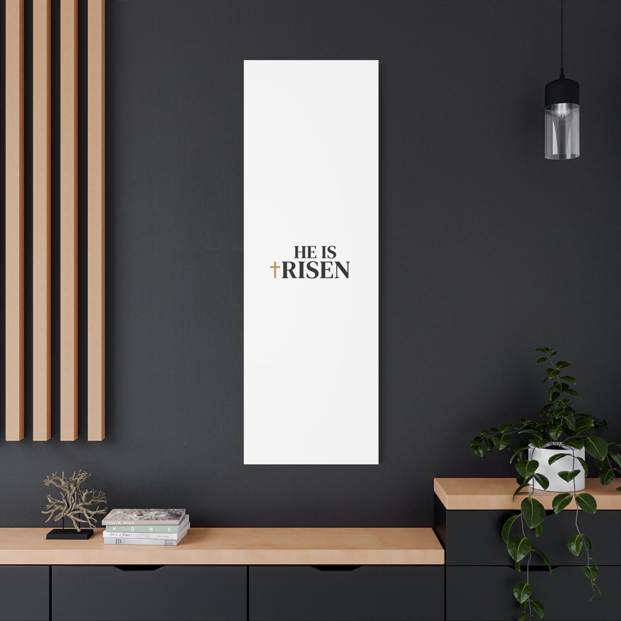 He Is Risen Canvas Print
