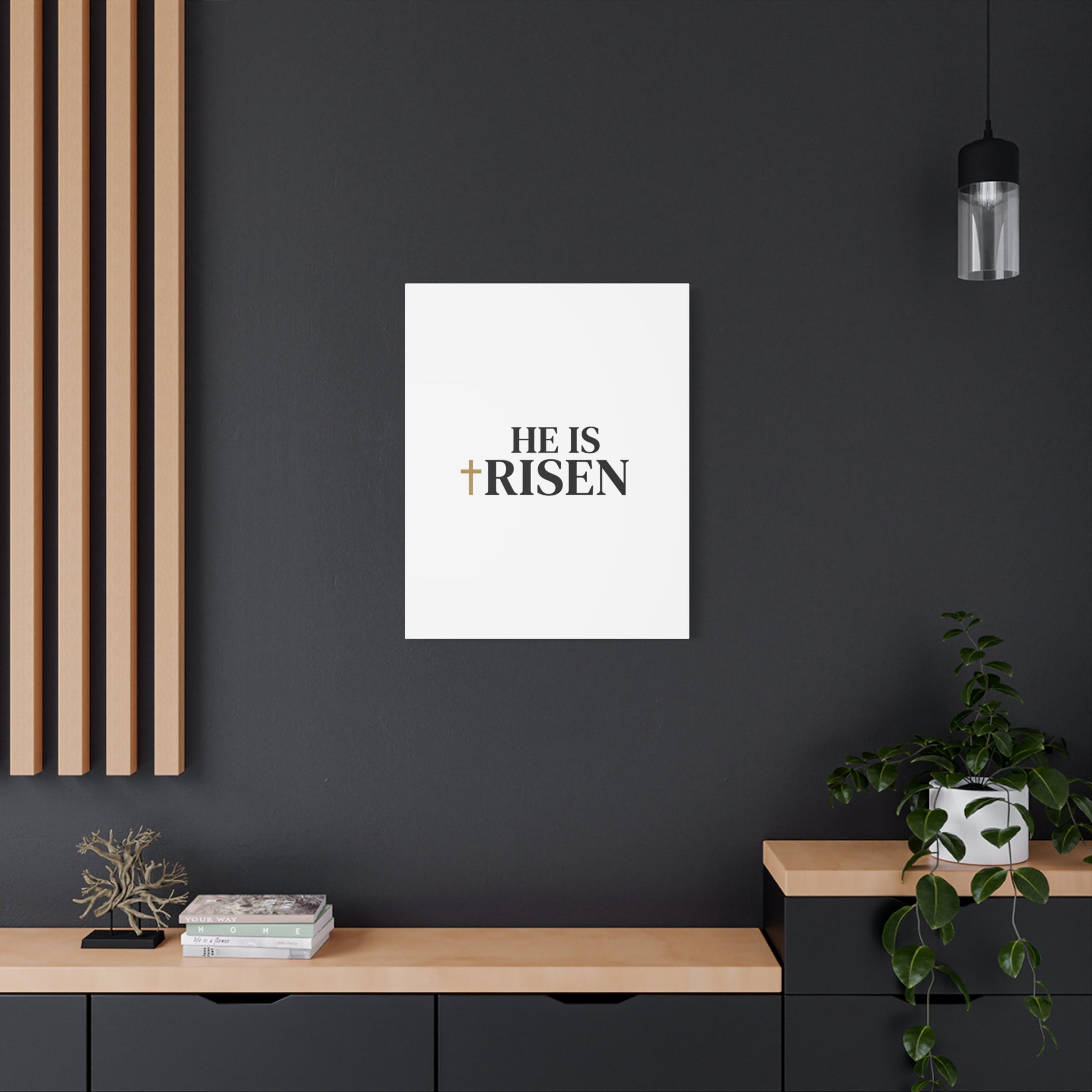 He Is Risen Canvas Print