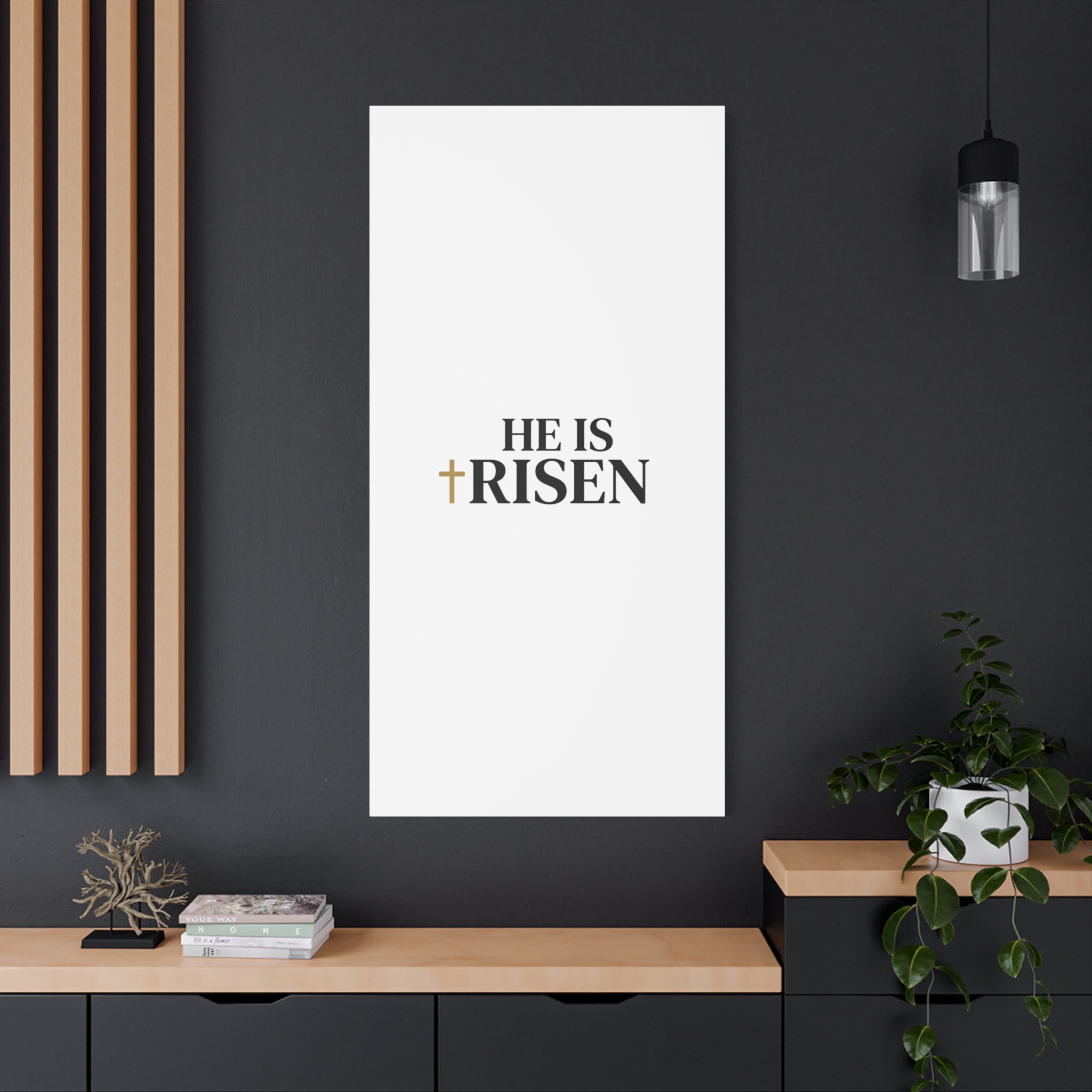 He Is Risen Canvas Print