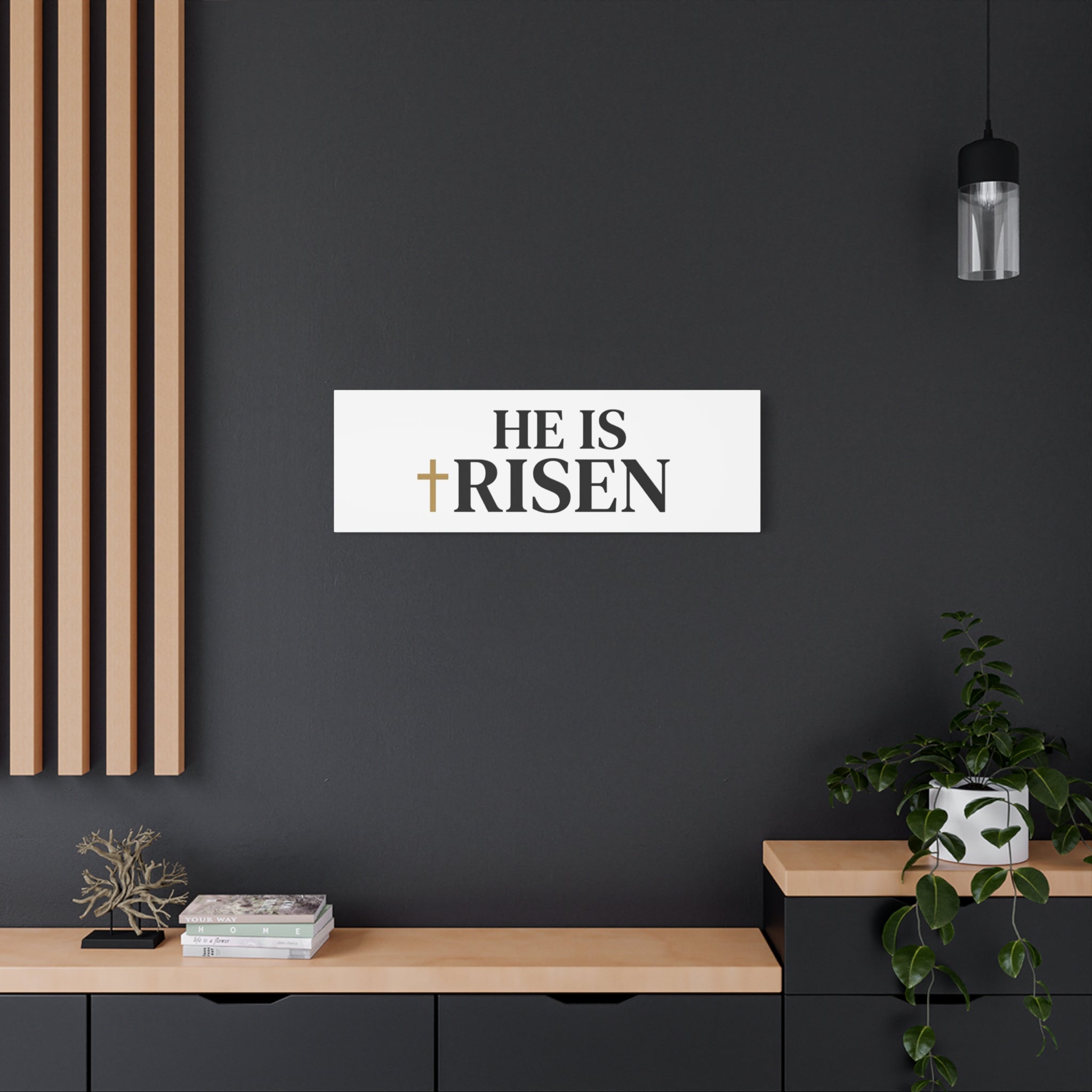 He Is Risen Canvas Print