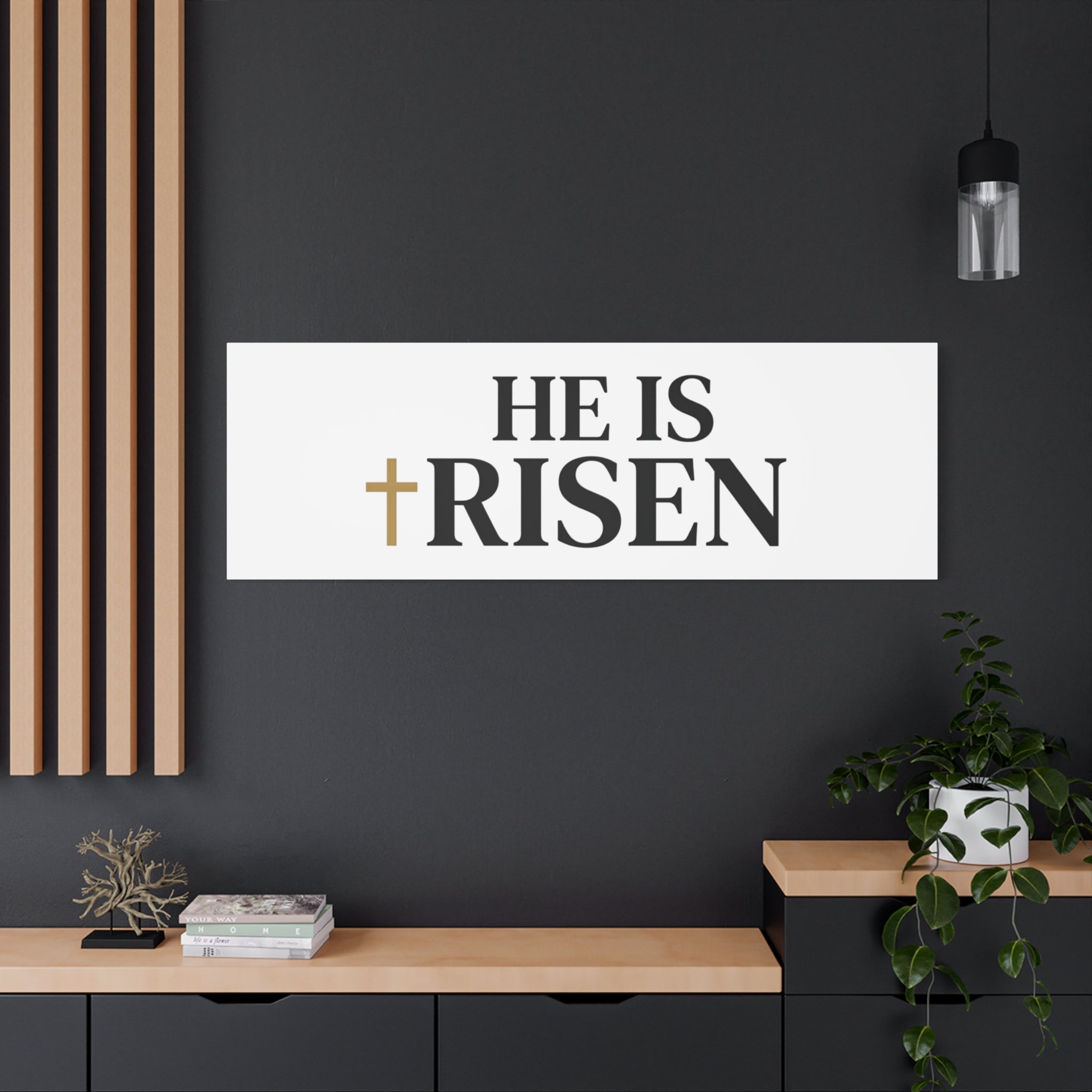He Is Risen Canvas Print