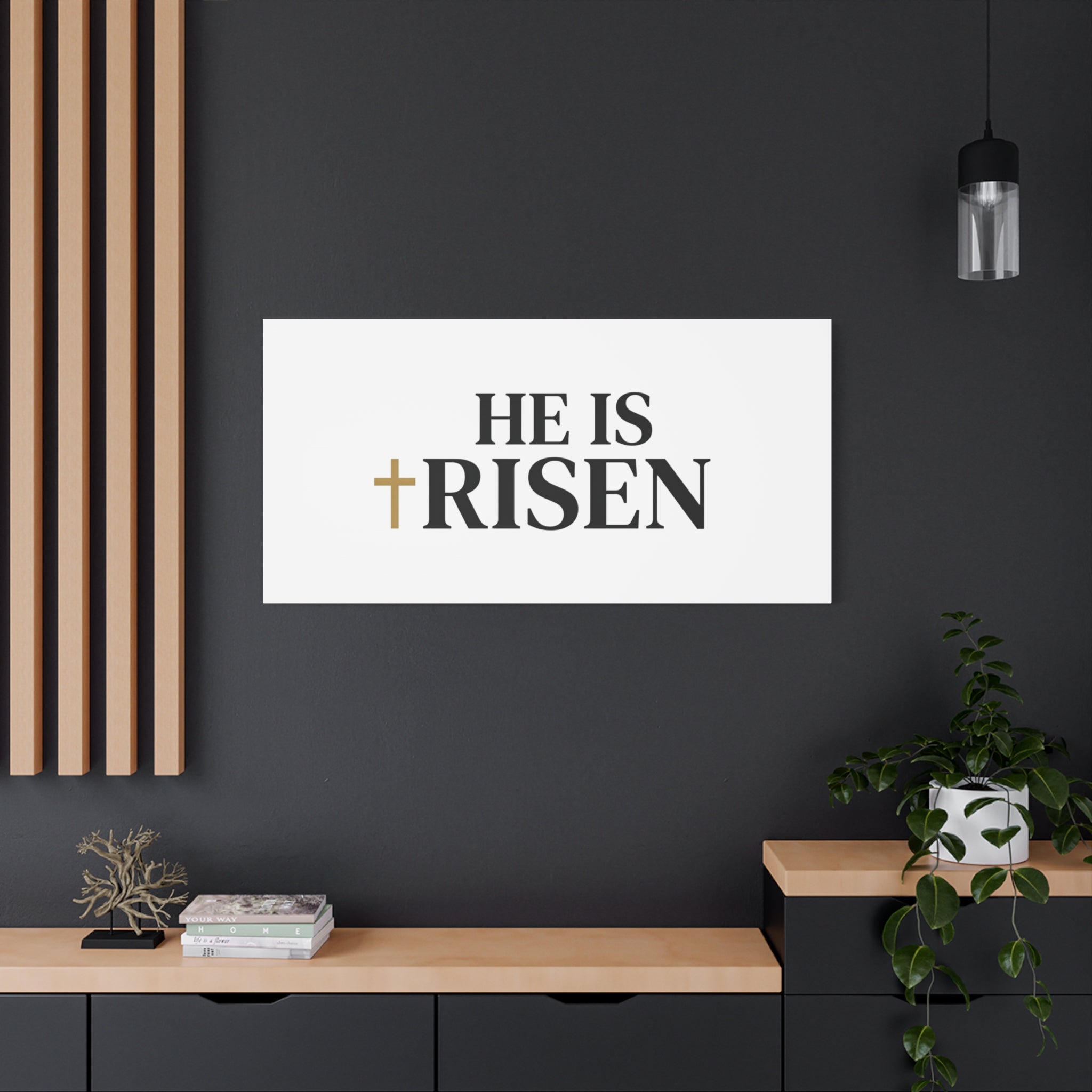 He Is Risen Canvas Print
