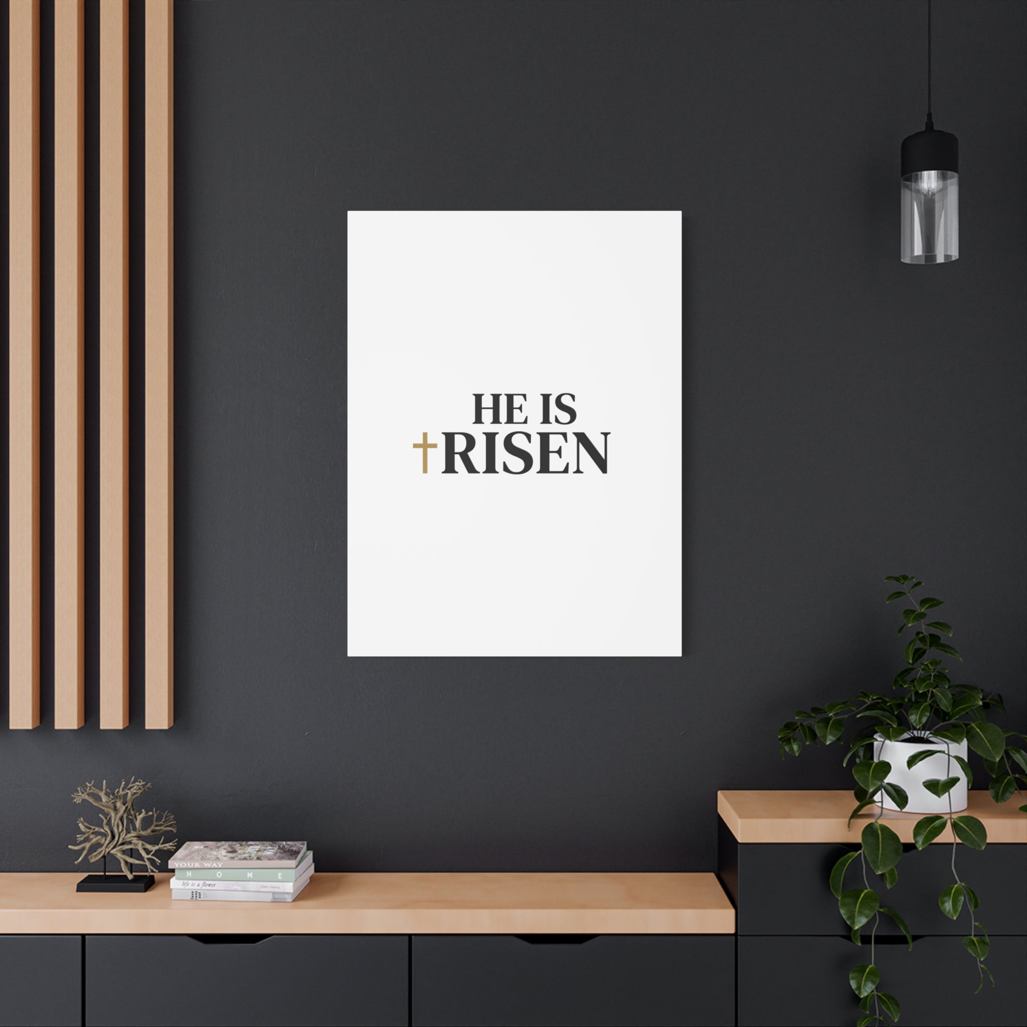 He Is Risen Canvas Print