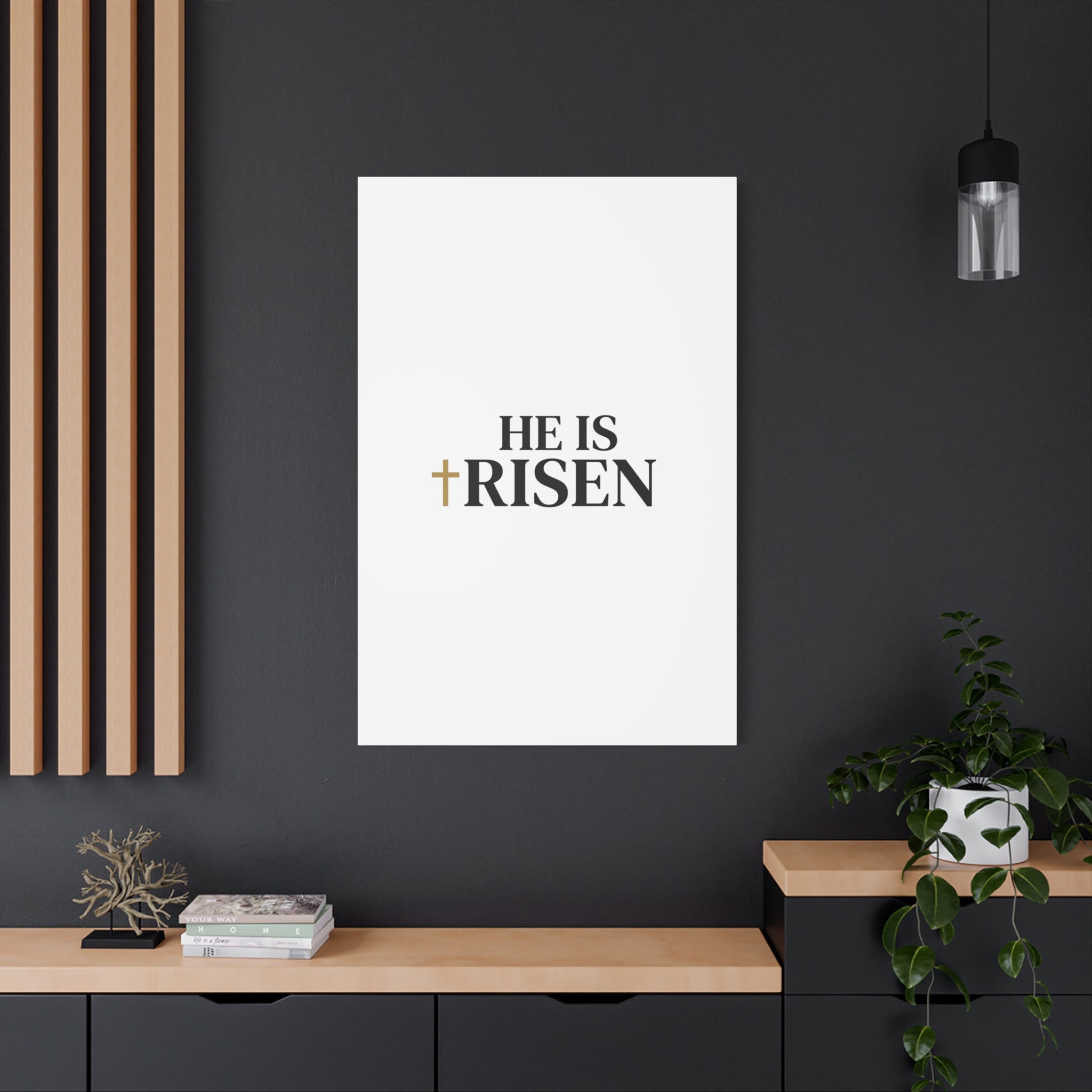 He Is Risen Canvas Print