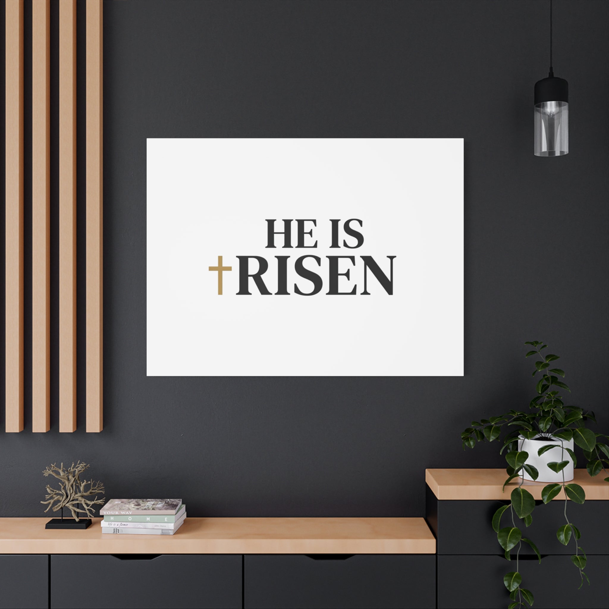 He Is Risen Canvas Print