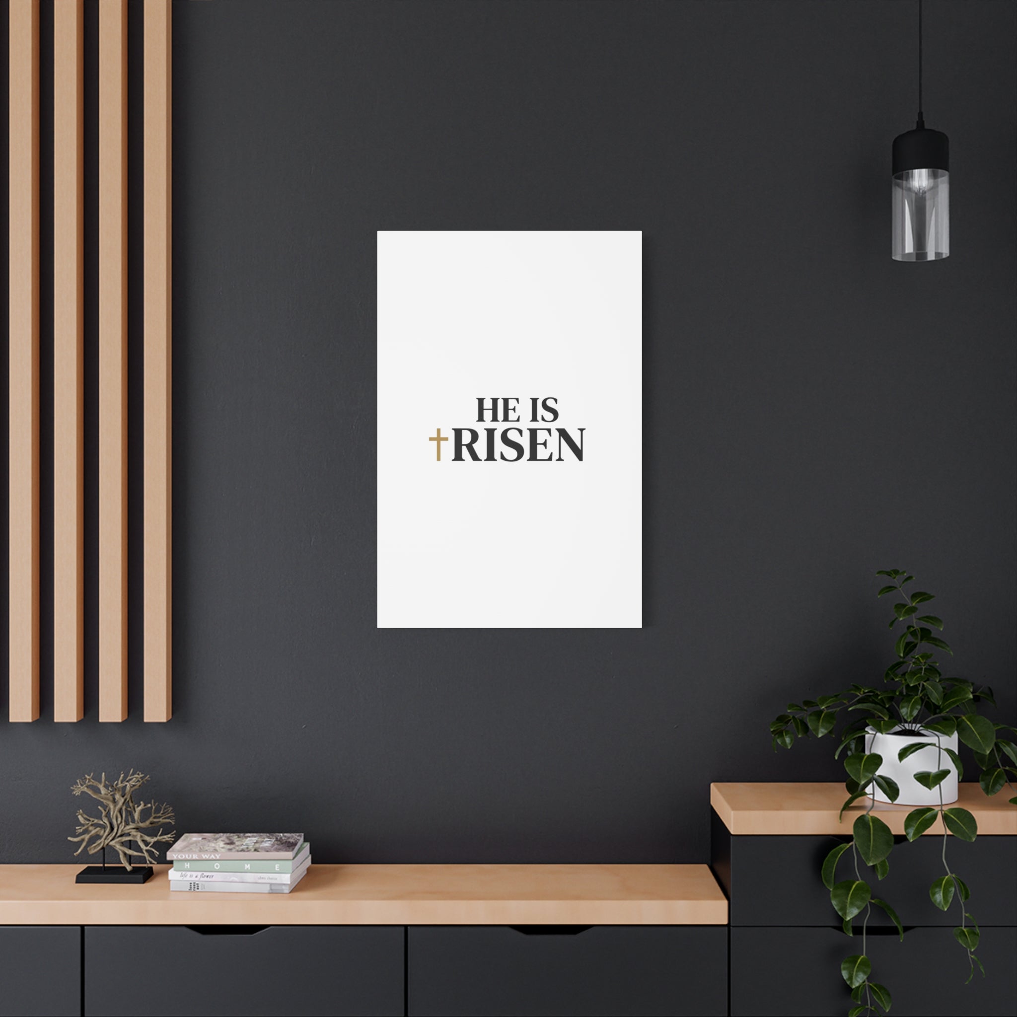 He Is Risen Canvas Print
