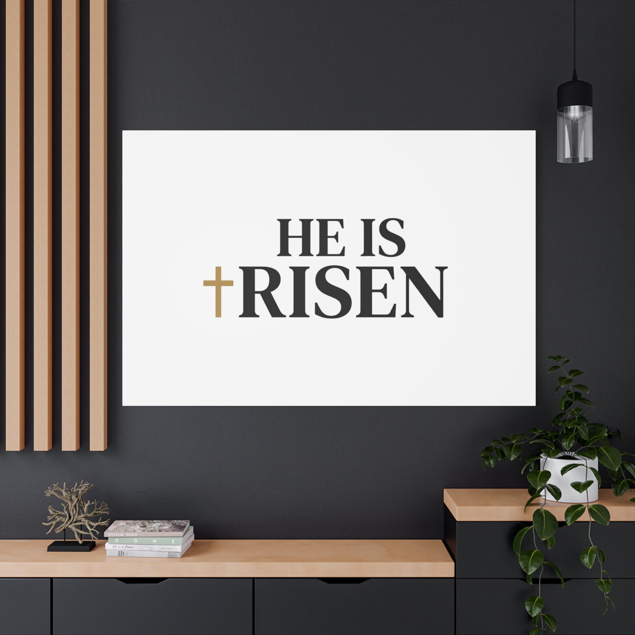 He Is Risen Canvas Print