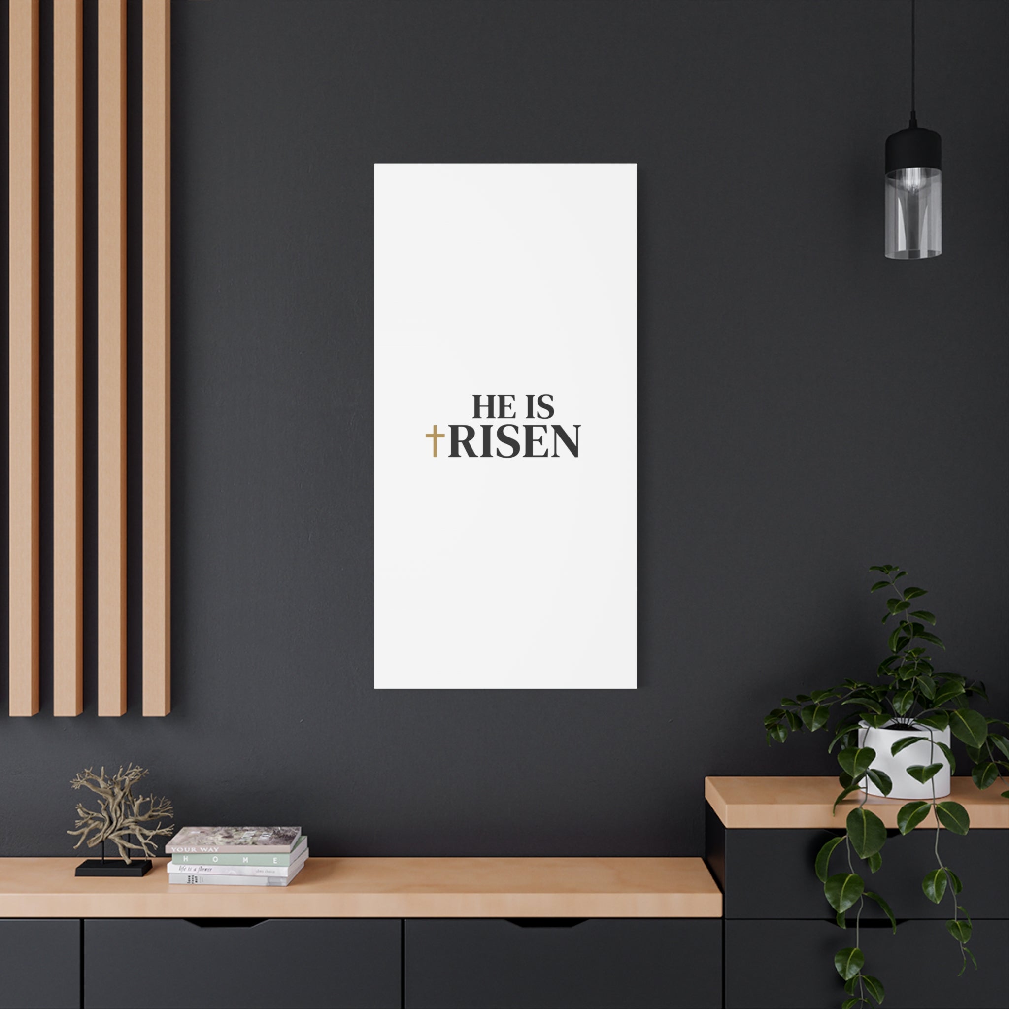 He Is Risen Canvas Print