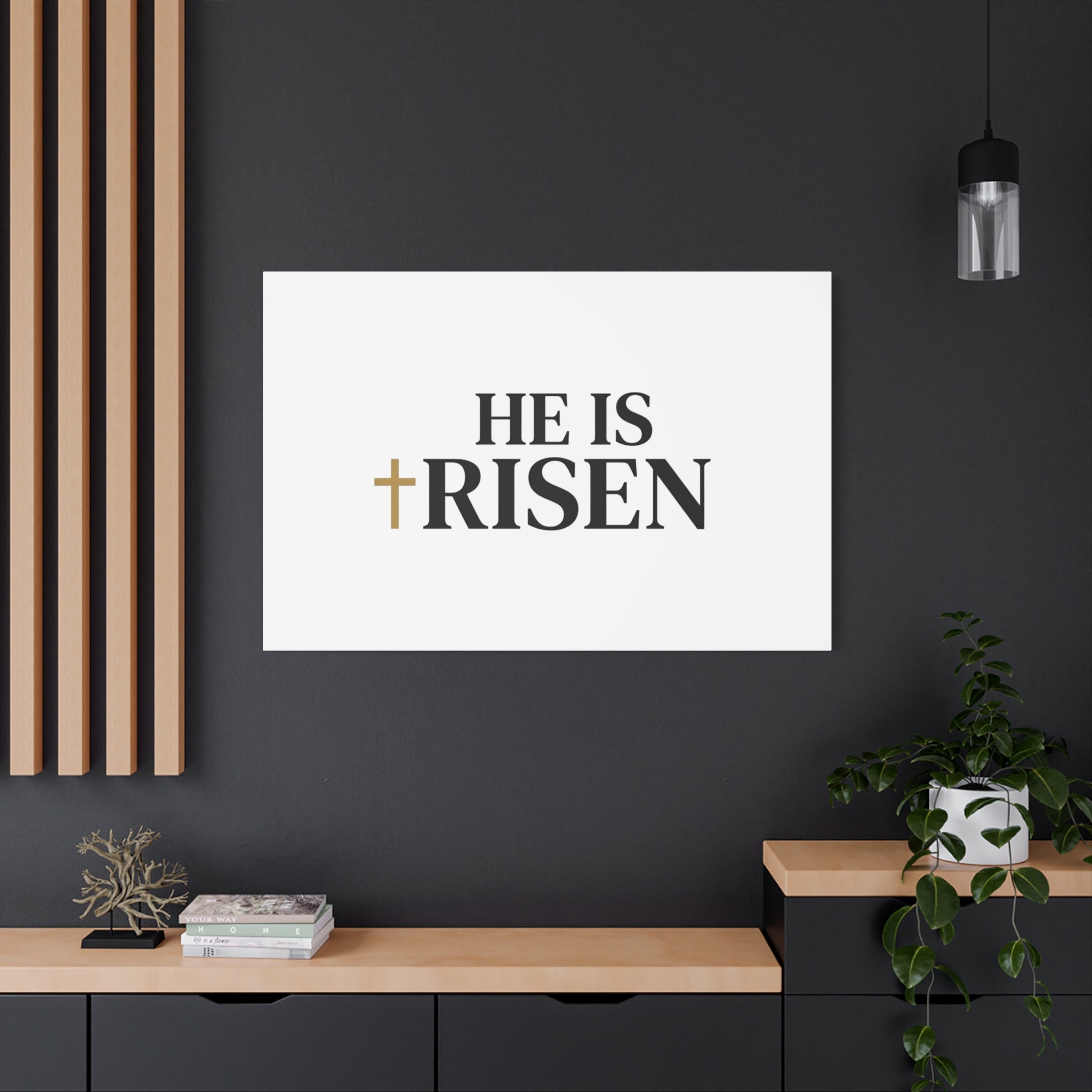 He Is Risen Canvas Print