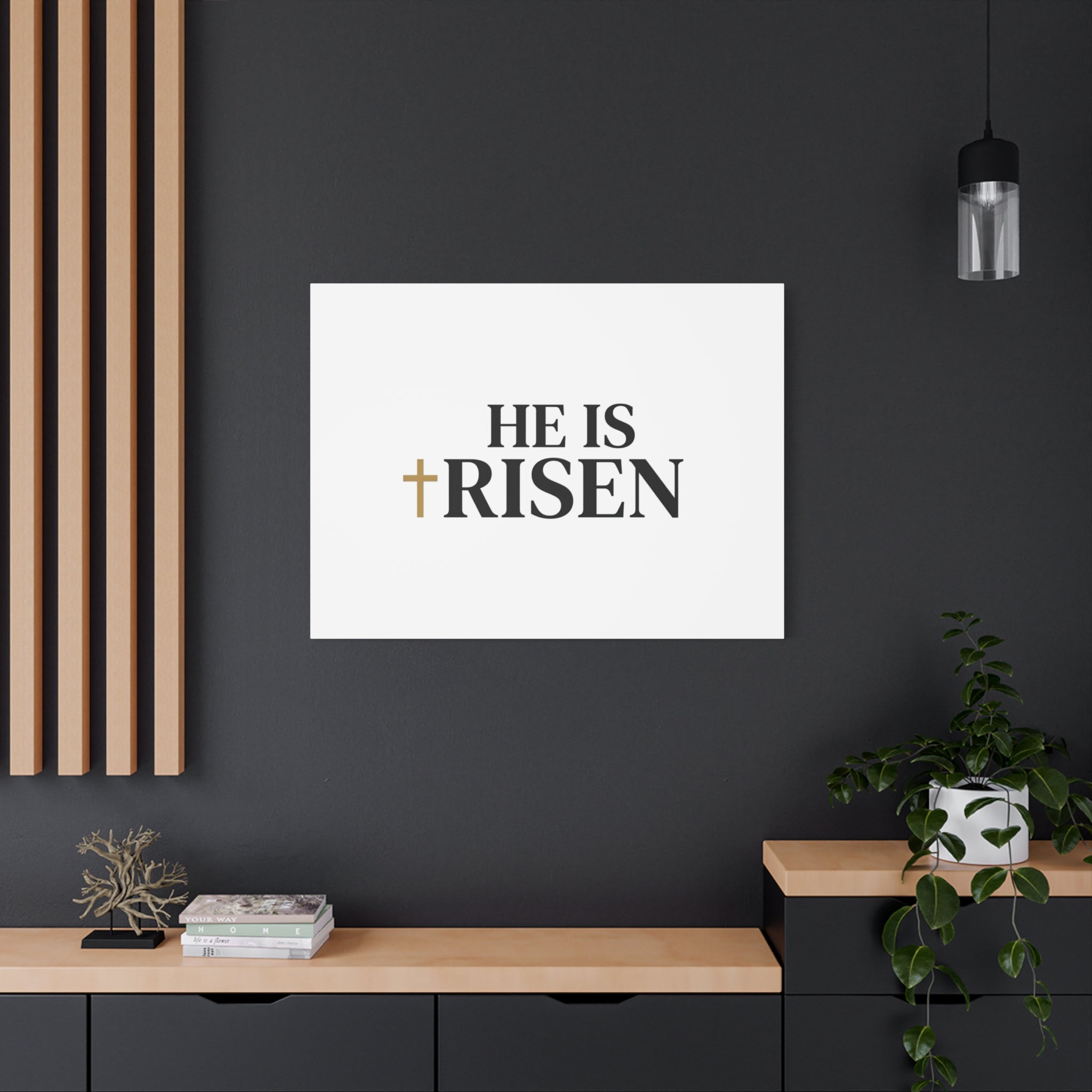 He Is Risen Canvas Print