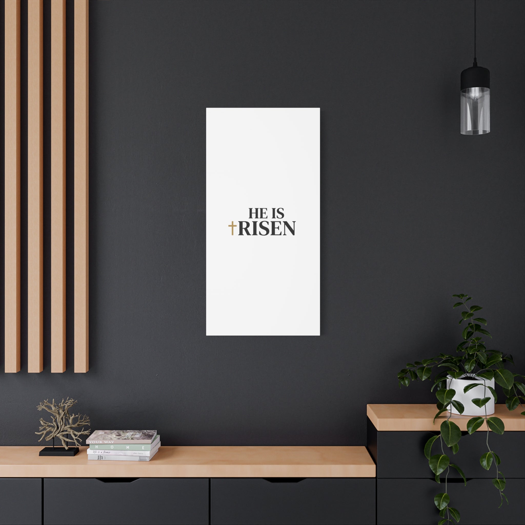 He Is Risen Canvas Print