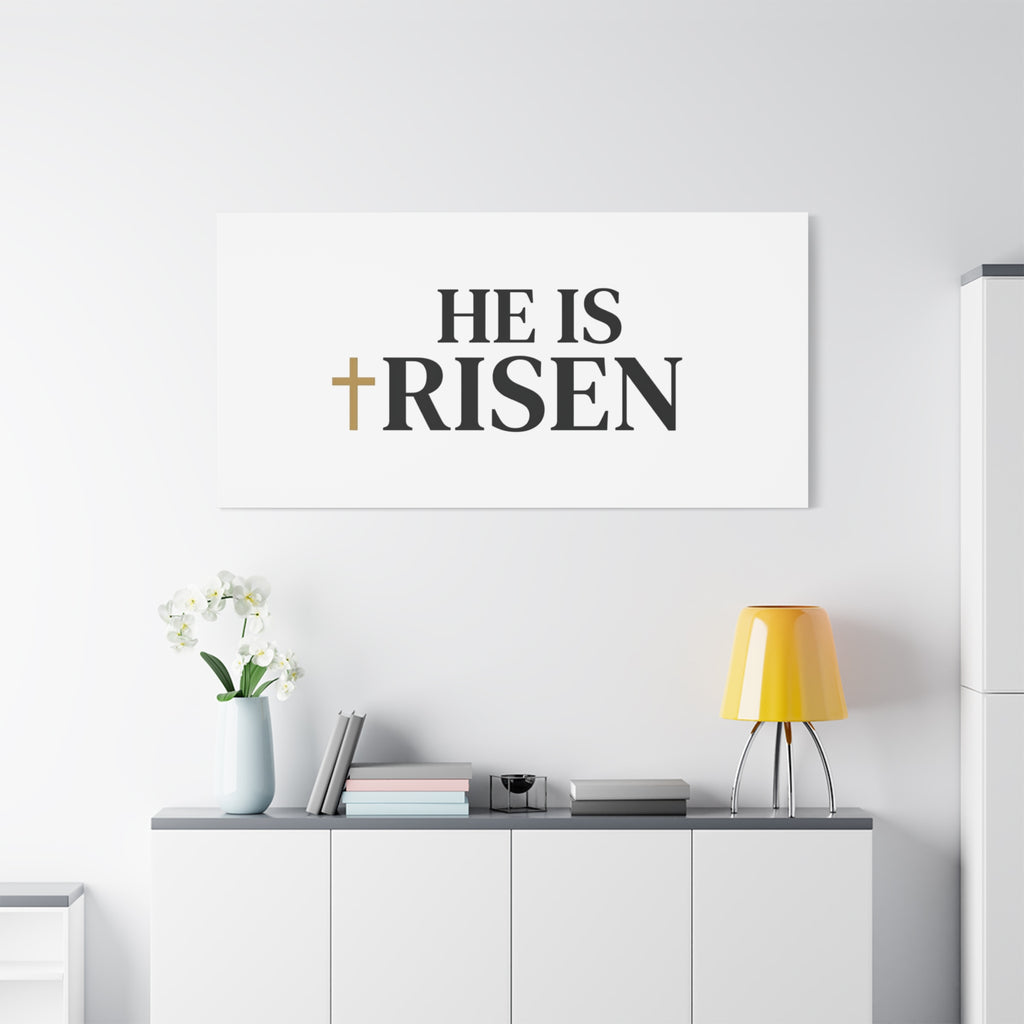 He Is Risen Canvas Print
